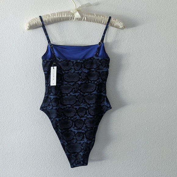 {Vitamin A} Brand New Jenna High Leg One Piece - Picture 6 of 9